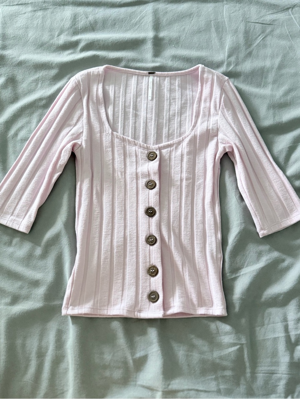 Free People Wide Ribbed Cardigan